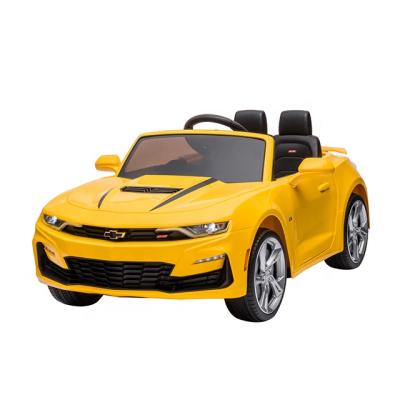 China Chevrolet Camaro 2SS Front And Rear Licensed Electric Toy Cars For Kids To Drive Licensed Electric Kid Car Ride On Car for sale