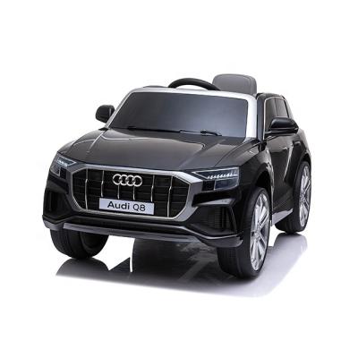 China Rear Wheels With Suspension Licensed Audi Q8 Kids Battery Cars Kids Electric Car With Remote Control Car For Kids To Drive for sale