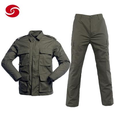 China Breathable Army Green Military Land Force Combat BDU Tactical Uniform For Men for sale