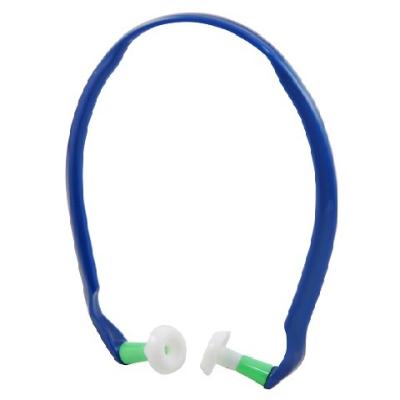 China Reusable Environment Noisy CE EN352 ANSI Safety Banded Silicone Rubber Earplugs for sale