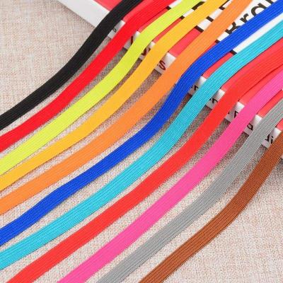 China Durable High-elastic Web Elastic Band 10mm DIY Elastic Band Lace Up Trim Belt Garment Sewing Accessories for sale