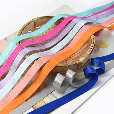 China Colorful Nylon Underwear Bra Headband Yoga Strap Viable Clothing Accessories Stretch Web Seam Bands Elastic Bands for sale