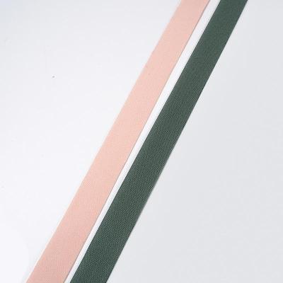 China Wholesale Viable Double-Sided Thin Fabric Webbing Elastic Band Underwear Web Band Spandex For DIY Garment Handmade Sewing for sale