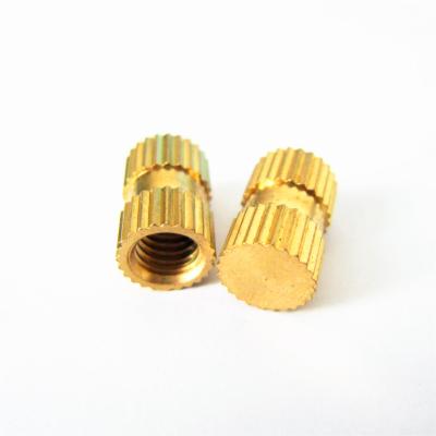 China Heavy Industry Knurled Cast-in Insert Nuts , Self-Locking Blind / Through Threaded Insert Nut for sale