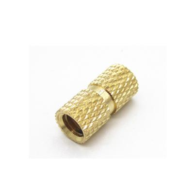 China Heavy Industry Straight And Brass Diamond Knurl Insert Nut For Injection Molding Parts for sale