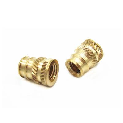 China Heavy Industry / Copper Ultrasonic Brass And Heat Staking Inserts For Plastic Mold for sale