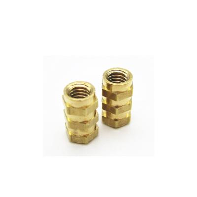 China Heavy Industry Long Blind Hole Brass Hex Nut For Plastic Molds for sale