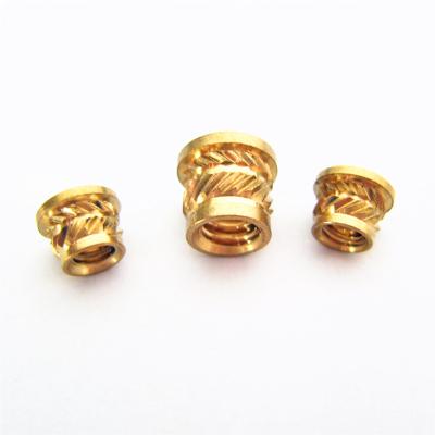 China Heavy Industry Threaded Brass Insert Knurled Nut M2M3M4M5M6M7M8M9M10 for sale