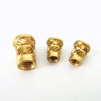 China Heavy Industry Brass Knurled M5 Insert Nut for sale