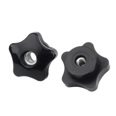 China China Heavy Industry Plastic Thumb Nuts Brass Fasteners Head Insert Button Nuts Star Grip Nuts for sale