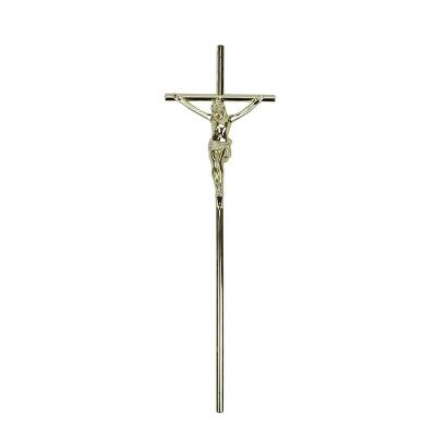 China JS-D070 Style Supplies Zamak Accessories European Funeral Coffin Crucifix for sale