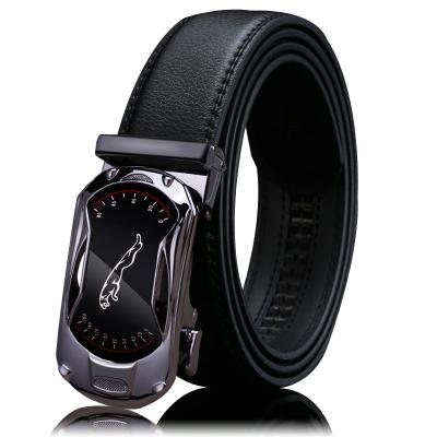 China Fashion.Casual Belt Men Leather Trim Automatic Buckle Cowhide Belts Mens Belts With Pants Business Gift for sale