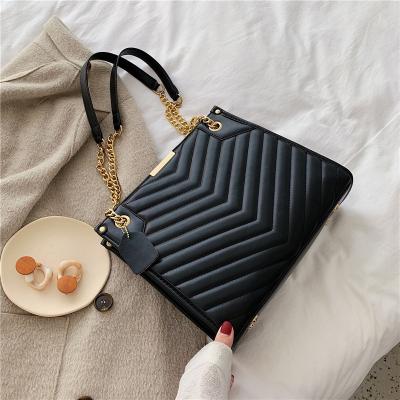 China 2021 new women's Korean hot sale Korean version of the large-capacity wild rhombic chain bag diagonal shoulder bag for sale