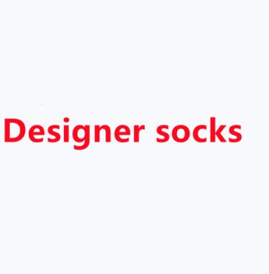 China European and American Fashion.Casual Silk Stockings Letter Socks High Quality New Personality Fashion Long Stockings for Women Girls for sale