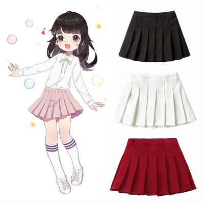 China 2021 spring and autumn new children's student skirts, big children's pleated skirts, college style culottes for sale