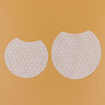 China Viable Cotton Around Pad Cotton Disposable Face Cleansing Round With Notch Salicylic Acid Disposable Cotton Pad for sale