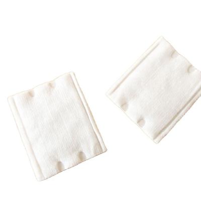 China Viable Square Makeup Remover Cosmetic Cotton Pads High Absorbency Disposable Organic Cotton Pad For Face for sale