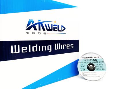 China Repair steel structure doors and windows all kinds of gasless shielded welding wire MIG wire flux core e71t-gs for factory price for sale