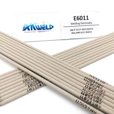 China / all kinds of welding electrodes carbon steel arc value electrodes welding aws e6011 for factory sale price for sale