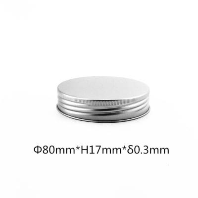 China Non Spill 80mm 82mm 83mm Aluminum Screw Cap / Lid With Plastic Bottle for sale