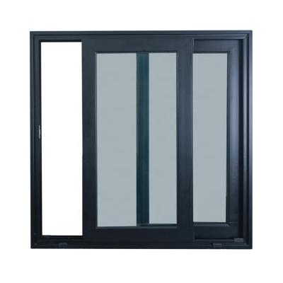 China Folding Screen Thermal Broken Aluminum Window Sliding Window Hurricane Impact Windows for sale