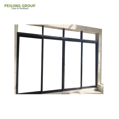 China Sliding Doors Fire Protection Australia AS2047 Standard Aluminum Sliding Door Double Tempered Glass for sale