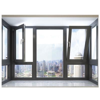 China Energy Saving Premium Ventilation Tilt And Rotate Mechanism Windows With Fly Screen for sale