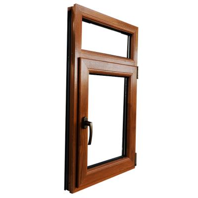 China Standard Size Energy Saving European Style Customized Glass Aluminum Tilt And Turn Windows For Commercial for sale