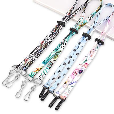 China Fashiontable High Quality Custom Neck Strap Kids Adult Xmas Christmas Facemaske Lanyard for sale