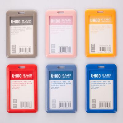 China Hot Sale Factory Supply Polyester For Bank Clerk And Nurse Use Work ID Credit Card Holder With Neck Strap for sale