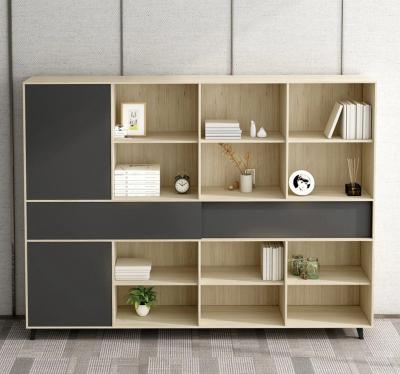 China Wholesale Price WJG-15 Adjustable Commercial Furniture Contemporary Design Wood File Cabinet Desk Filler Side Cabinet With Bookcase for sale