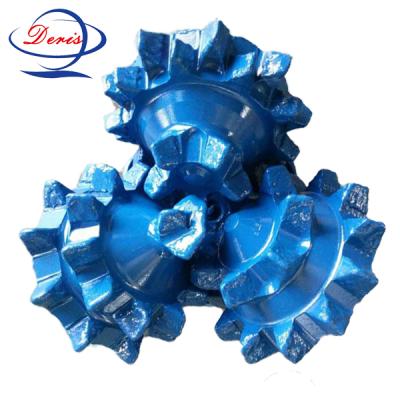 China Oilfield 12 Inch Steel Tooth Sealed Tricone Rock Bit 1/4 Inch Step Roller Steel Tooth for sale