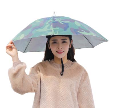 China FANDING Promotional Custom Print Head Cap Mini Paraguas Parapluie Sombrillas Fishing Super Umbrella FD21091601 for sale