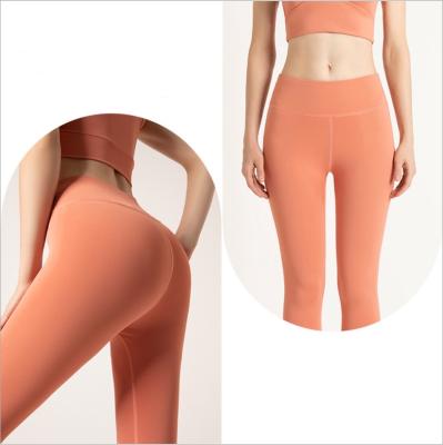 China FANDING 2021 Logo Adjustable Hooks Waist Trainer Breathable Custom Elasticity Gaiters High Hip Butt Lifter Women Yoga Pants for sale