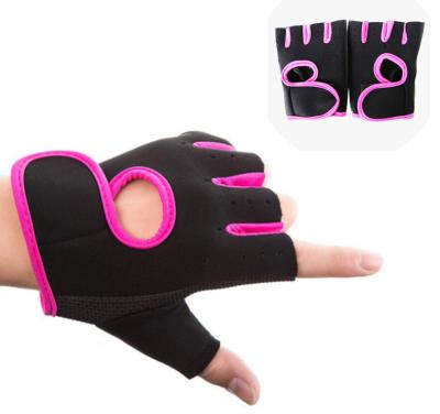 China Half Finger Fitness FANDING Finger Women Men Power Weightlifting Hand Protector Unisex Professional Yoga Non-slip Exercise Gloves for sale