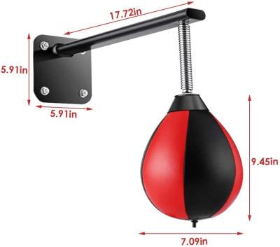 China FANDING PU Swing Pivot Speed ​​Punching Bag Home Durable Leather Muttahida Majlis-e-Amal SpeedBalls for sale