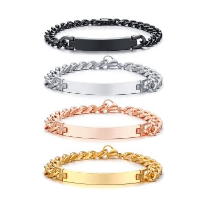 China NEWEST FASHIONABLE Wholesale Fashionable Bangle White Custom Steel Chain Bracelet for sale