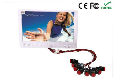 China Support Rolling Caption 1024*600 16:9 Push Bujtton10.1 inch LCD Advertising Display Video Player for sale