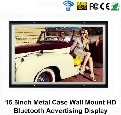 China 15.6 Inch MP4 / AVI Bluetooth LCD Display , Digital Open Frame LCD Monitor for sale