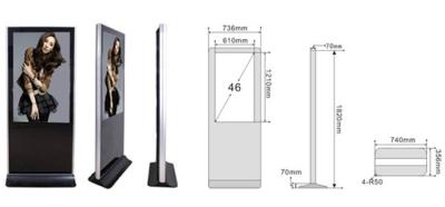 China Floor Standing Digital Signage Kiosk , Free Standing Digital Display Signage for sale