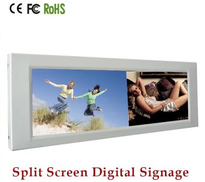 China 14.9 Inch Split Advertising Display Screens , Decoding Bar Type LCD TV Advertising Display for sale