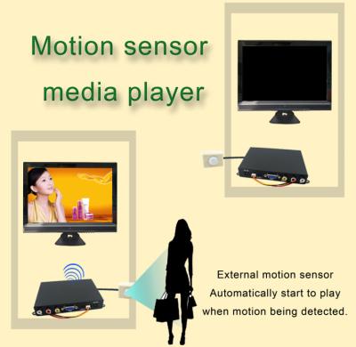 China Portable Motion Sensor LCD Display Advertising Media Player For Restaurant Table for sale