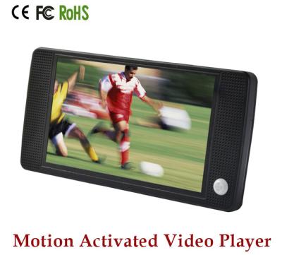 China 7in Full HD Motion Sensor LCD Display , Video / Picture / Audio Looping Media Player pir for sale