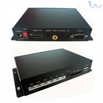 China 1080P Full HD Media Player , Digital Out Coaxial HD Video Media Player for sale