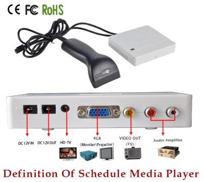 China Remote Control HD Digital Signage Media Player With Barcode Reader for sale