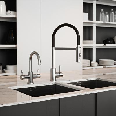 China Electric Taps Instant Boiling Water And Filtered Water Faucet Stainless Steel Material In Kitchen Side Faucet for sale