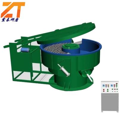 China Eco-friendly Vibration Tumbling Barrel Plant Machine Burrs Deburring Machine for sale