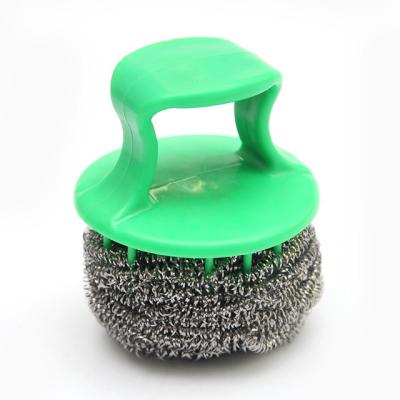 China Sustainable Steel Wool Scrubber For Dishes Stainless Steel Scourer for sale