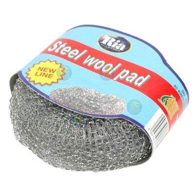 China Sustainable Silver Cleaning Scrubber Roll, Metal Scourer, Mesh Scourer Galvanized Mesh Roll for sale