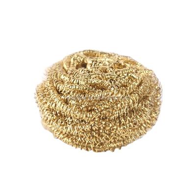 China H65 Sustainable Brass Scrubber Pads Copper Scrubber For Kitchen Cleaning for sale